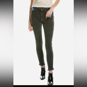 FRAME Le One Jeans Size 2 (29-34 waist) NWT $228 Dark Grey Stretch Denim READ